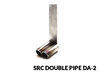 SRC Doppelauspuff 2x8 mm DA-2