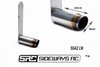SRC Einzelauspuff 9/10 mm SSA-2 Version LW