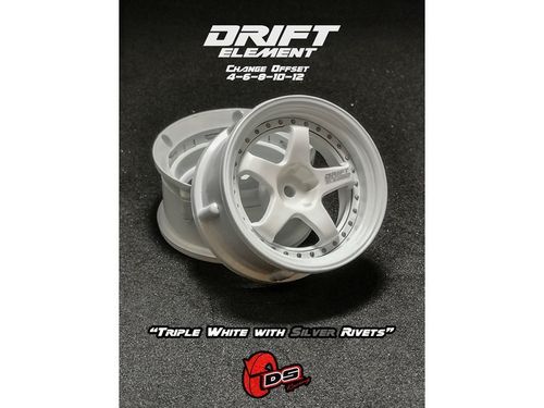 DS Racing Drift Elements Felge weiss/silber