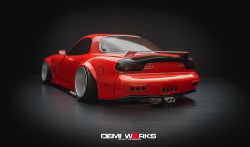 Demi Works Mazda RX7 FD Wide Body Heck Diffusor