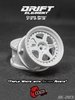 DS Racing Drift Elements 2 wheel white/silver